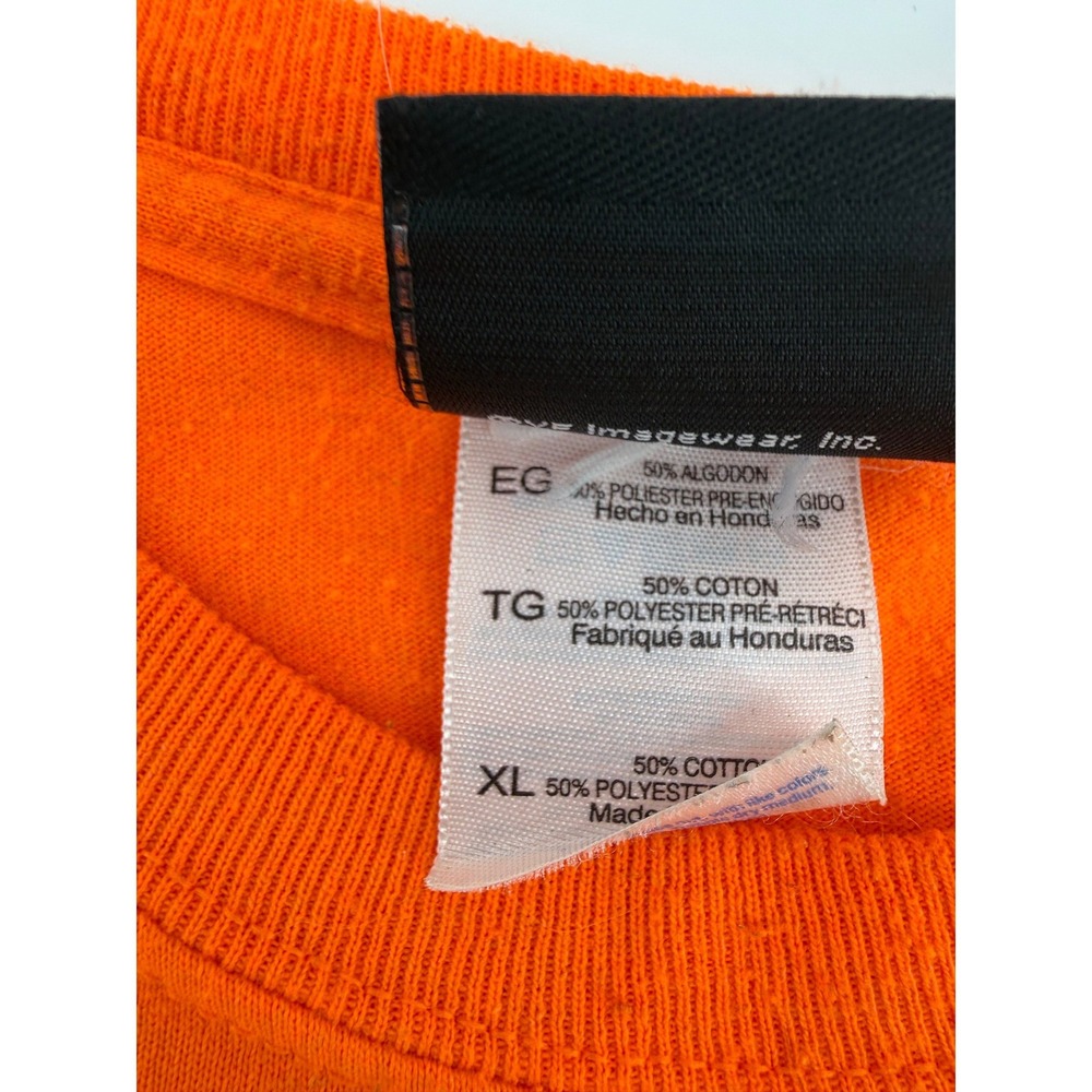 Harley Davidson Mens Long Sleeve Shirt Orange Attitude Flames‎ Newnan Georgia - Picture 3 of 11